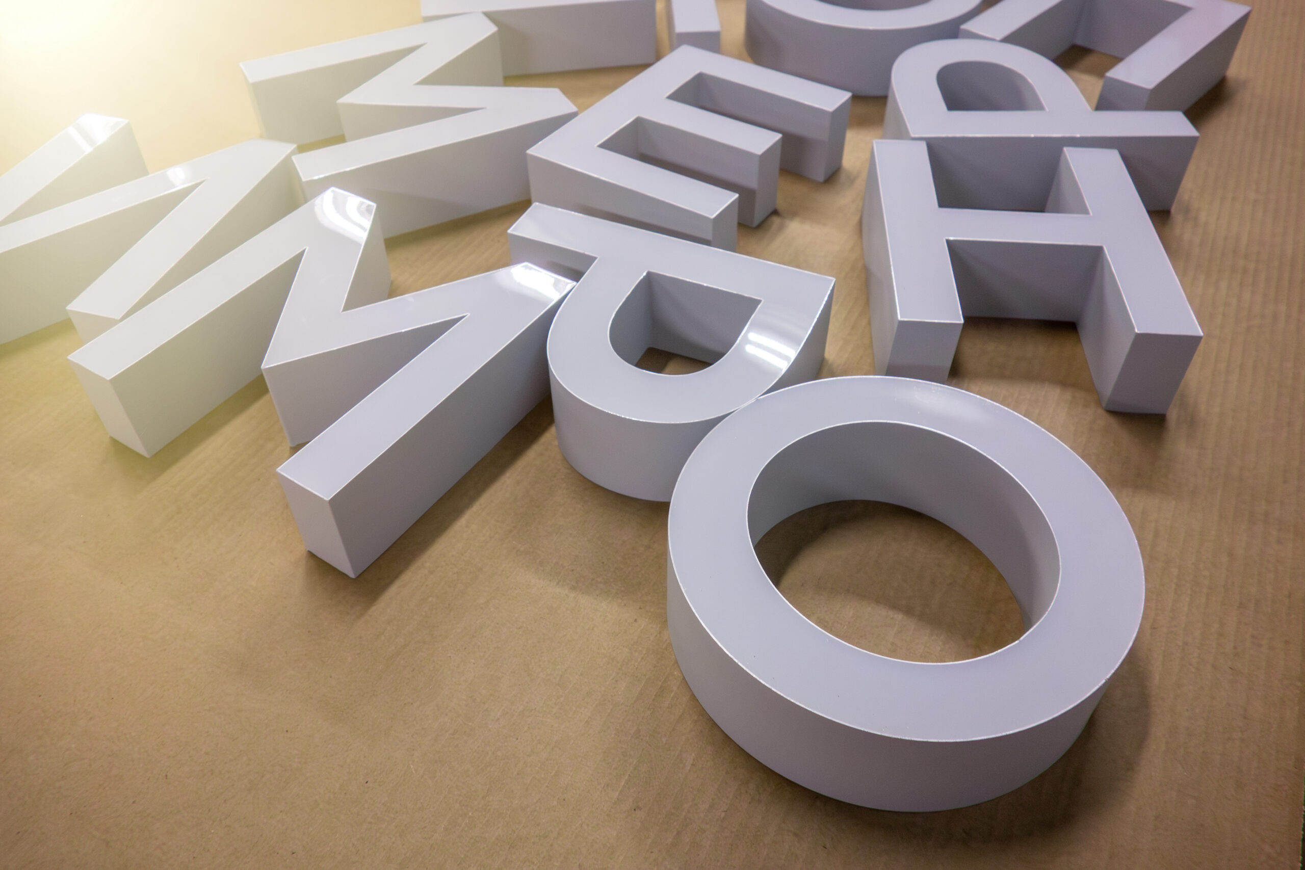 Custom dimensional sign by ALTA Creative in San Diego