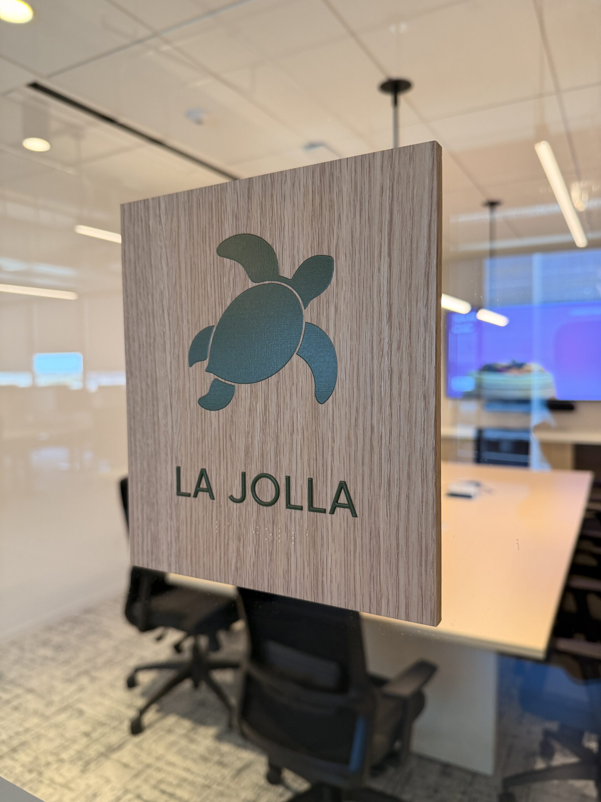 Custom sign installation by ALTA Creative